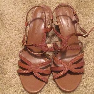 Banana Republic brown leather sandal